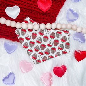 Chocolate covered strawberries Valentine’s Day DOG and CAT bandana